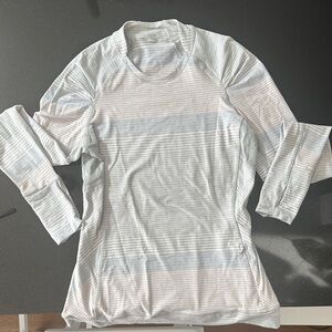 lululemon athletica Women's Striped Long Sleeve Top